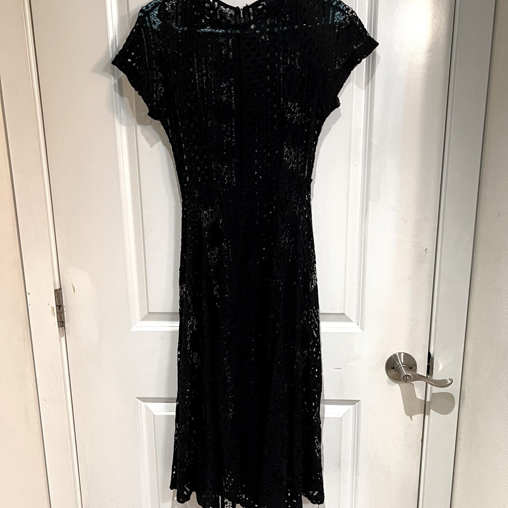 Versatile lace dress.